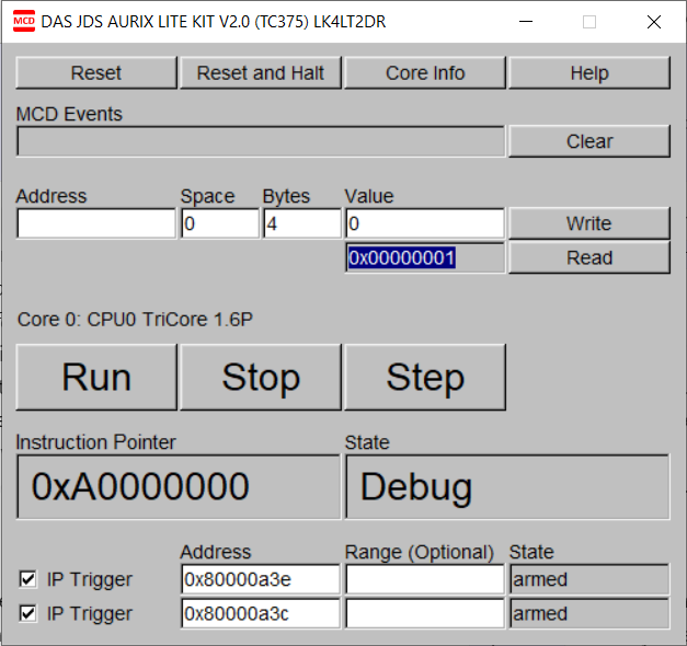 Reading value of global variable a